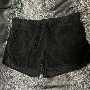 Wonder Nation Black Casual Shorts Elastic Waist